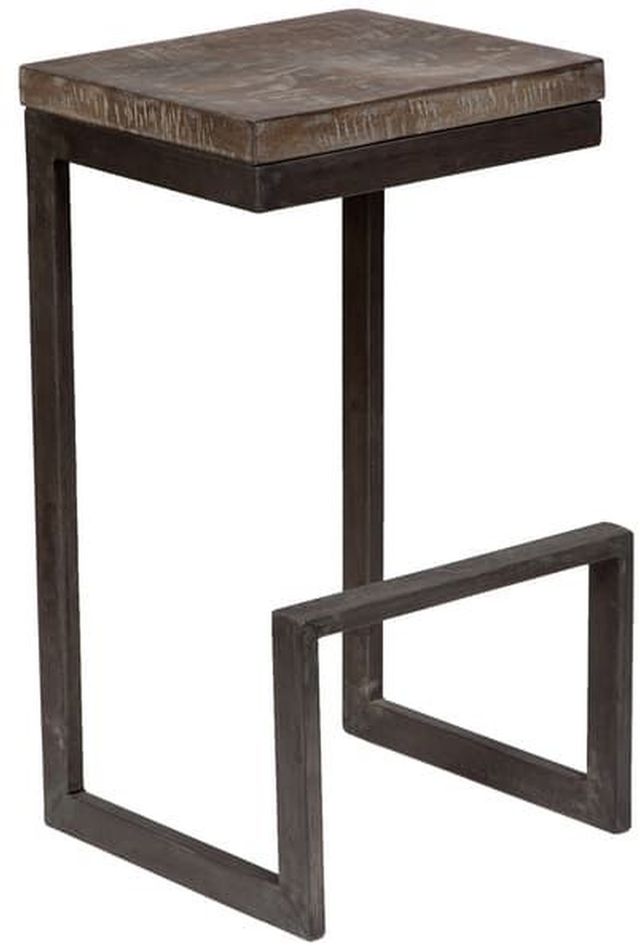 Porter International Designs Cube Gray Bar Stool-0