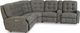 Flexsteel® Devon Onyx Power Reclining Sectional with Power Headrests-3