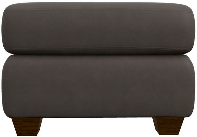 La-Z-Boy® Charlie Greystone Leather Ottoman-3