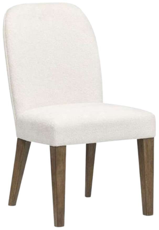 Magnussen Home® Westbourne Dark Umber/Milo Ivory Upholstered Dining Side Chair-0
