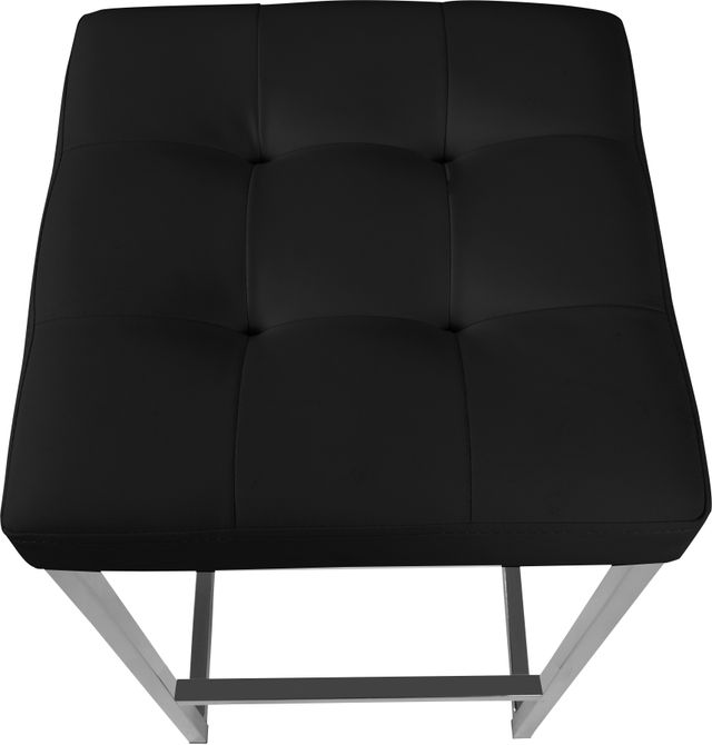 Meridian Furniture Nicola Black Faux Leather Counter Stool-2