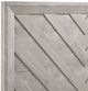Elements International Eleanor White Full Panel Bed-4