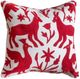 Harp & Finial® Eden Red/White Throw Pillow-0