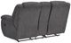 Signature Design by Ashley® Foreside Charcoal Reclining Loveseat with Console-3
