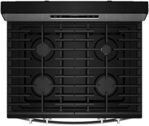 Whirlpool® 30” Stainless Steel Freestanding Gas Range with Crispy Mode and Dishwasher Safe Grates-3