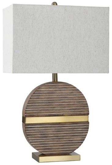 StyleCraft Brown/Tinker Gold Table Lamp-0