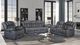 Global Furniture USA U7068 3-Piece Gray Power Reclining Living Room Seating Set-1