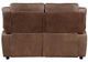 Coaster® Ellington Dark Brown Upholstered Padded Arm Loveseat-3