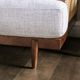 Furniture of America® Alesund Beige/Walnut Chair-3