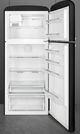 Smeg 50's Retro Style 31 in. 19.3 Cu. Ft. Black Top Freezer Refrigerator-1