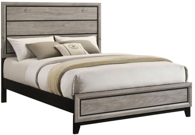 Coaster® Valen Light Taupe California King Panel Bed-3