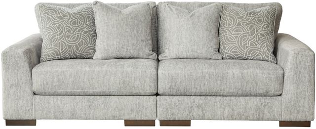Signature Design by Ashley® Regent Park 2-Piece Pewter Living Room Set-1