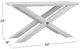 Bassett Mirror Nadine Bright White Oak Console Table-2