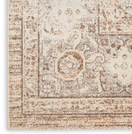 Nourison Home™ Astra Machine Washable Beige 5'x7' Style 1 Area Rug-2