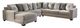 Benchcraft® Ardsley 2-Piece Pewter Living Room Set-1