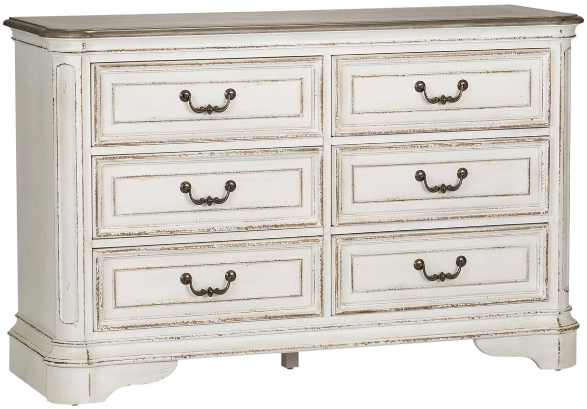 Liberty Furniture Magnolia Manor Dresser and Mirror - Thumbnail 3