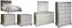 Signature Design by Ashley® Coralayne 6-Piece Gray Queen Upholstered Bed Set-0