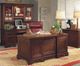 aspenhome® Richmond Brown Burgundy 66" Executive Desk-4