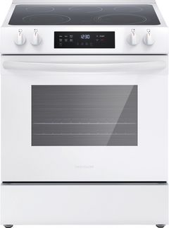 Frigidaire® 30"  White Slide In Electric Range