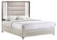 Global Furniture USA Zambrano 5-Piece White Queen Bedroom and Vanity Set-2