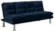 Furniture of America® Saratoga Navy Futon Sofa-0