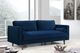 Meridian Furniture Emily Navy Velvet Sofa-3