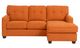 Decor-Rest® 2298 Sofa with Chaise - Mercedes Rust-2