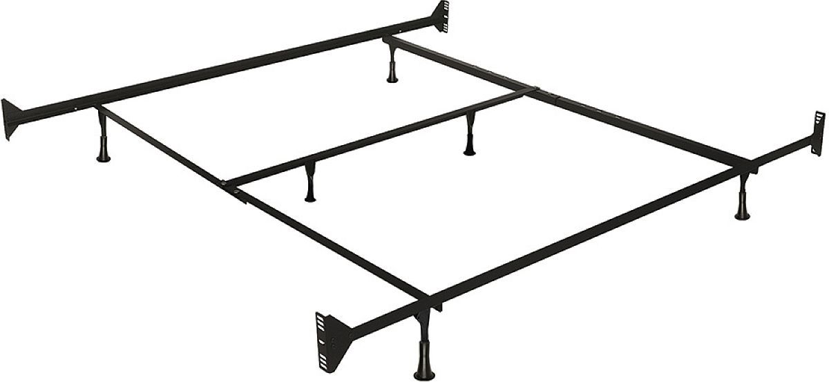 Base de lit simple spécialisée pour tête et pied spécialisée de Beaudoin - Noir