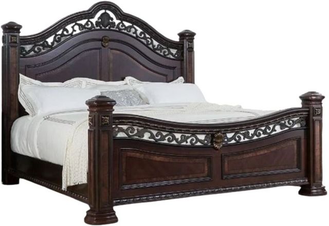 Steve Silver Co. Monte Carlo Cocoa Queen Poster Bed