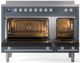 Ilve® Professional Plus II 48" Blue Grey Pro Style Induction Range-1