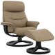 Fjords® Customizable Anne R Classic Comfort Large Manual Reclining Chair with Footstool-2