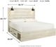 Signature Design by Ashley® Cambeck Whitewash King Panel Storage Bed-2