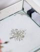 A & B Home Violet 2-Piece Champagne Mirrored Square Tray Set-3
