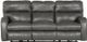 Catnapper® Angelo Gunmetal Leather Power Lay Flat Reclining Sofa with Power Adjustable Headrest-3