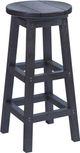 C.R. Plastic Generation Line Black 30" Bar Stool-0