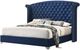Coaster® Melody Pacific Blue California King Wingback Upholstered Bed-0