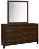 Coaster® Welsley Walnut Dresser and Mirror-0