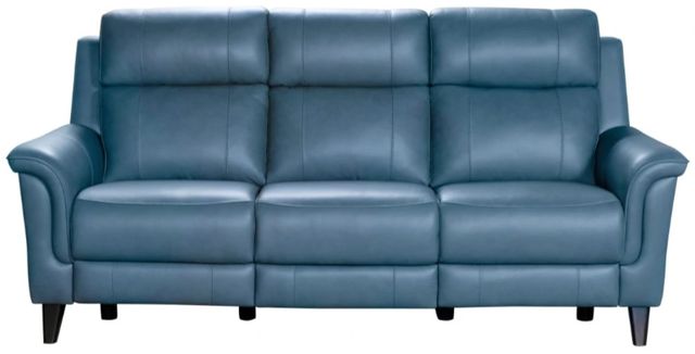 BarcaLounger® Kester Masen Bluegray Leather Power Reclining Sofa-2