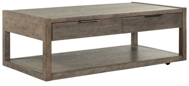 Liberty Furniture Bartlett Field Dusty Taupe Cocktail Table -0