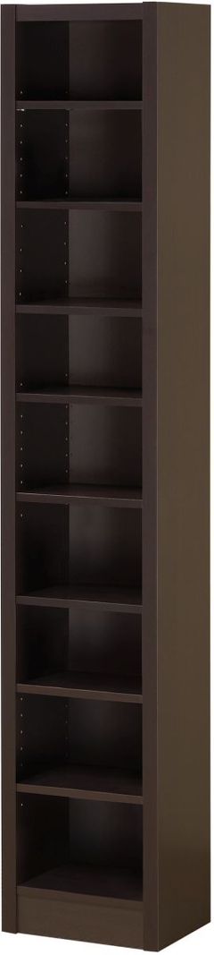 Coaster® Eliam Cappuccino Rectangular Bookcase with 2 Fixed Shelves