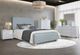 ACME Furniture Saree Gray/Light Teal Eastern King Panel Bed-1