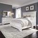 Liberty Furniture Abbey Park 4-Piece Antique White California King Panel Bed Set-1