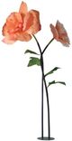 A & B Home Red Silk Poppy Sculpture-1
