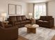 Flexsteel® Hudson Woodland Leather Sofa-5