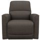 La-Z-Boy® Cade Smoke Power Rocking Recliner with Headrest and Lumbar-1