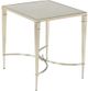 Hammary® Mallory Glass Top End Table with Silver Base-0