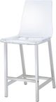 Coaster® Juelia 2-Piece Chrome/Clear Acrylic Counter Stools-3