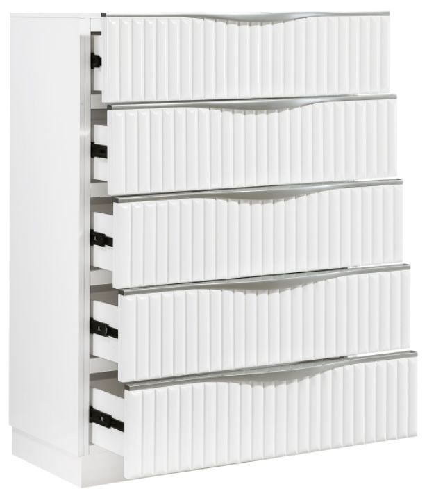 Homelegance® Linea Pearl White Chest-3