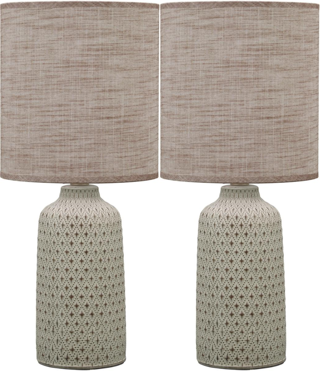 Signature Design by Ashley® Donnford 2-Piece Antiqued Brown Table Lamp Set-0