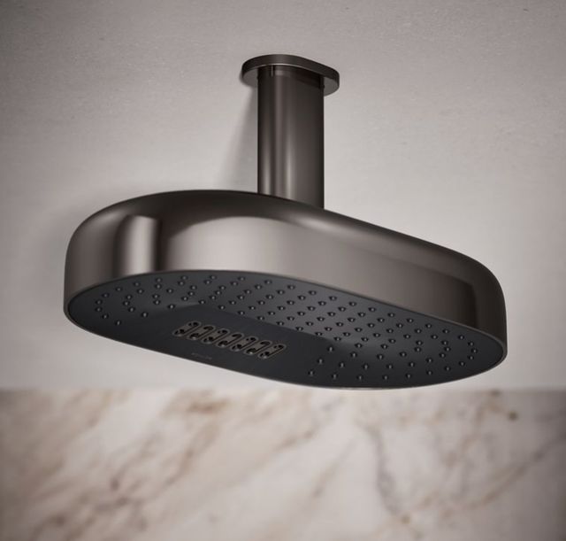 KOHLER® Statement® Vibrant Titanium 2.5 GPM Oblong 14" 2-Function Rainhead-1